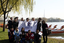 上海潤滿弱電工程野外拓展集體合影